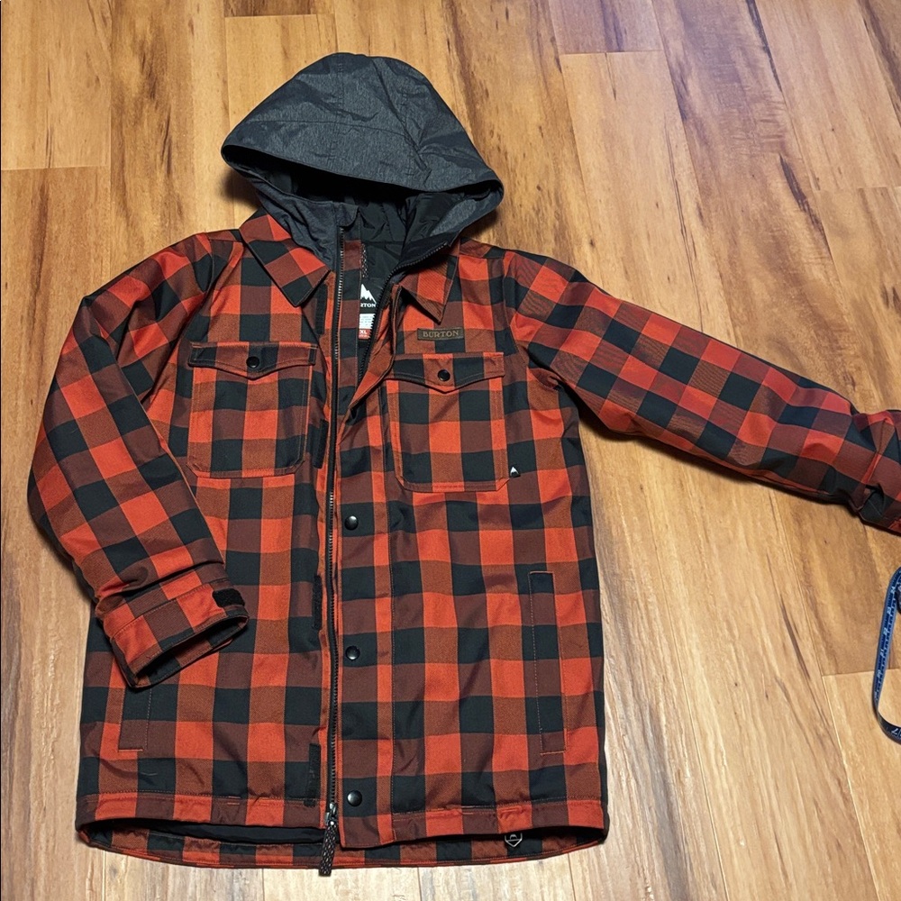 Burton Red and Black DryRun Ski Jacket Boys XL